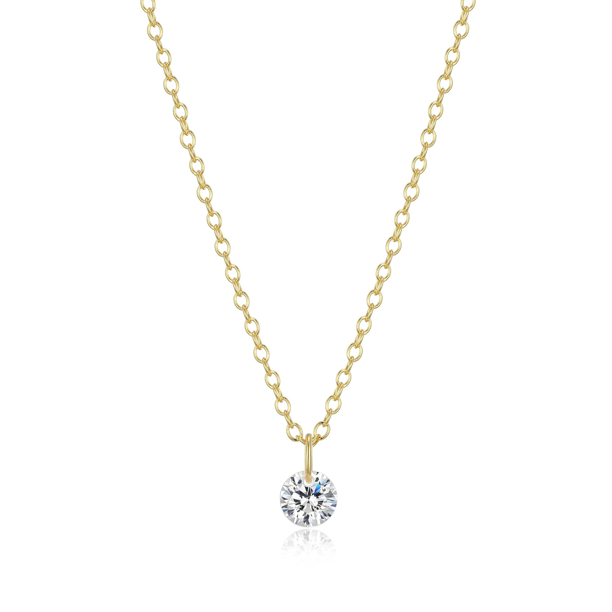 ꕤclara* 【3点】 PANDORA Jewelry Square Sparkle Halo Cubic Zirconia Necklace